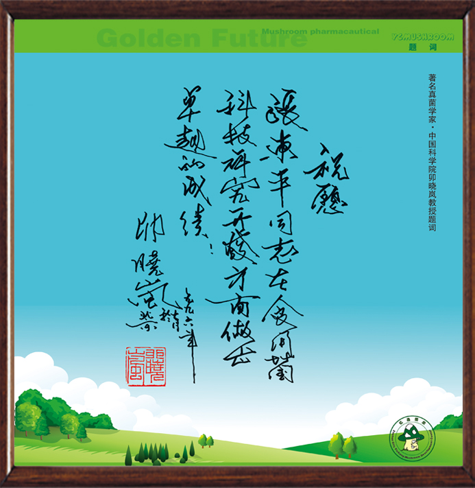 卯曉嵐題詞(有鏡框).jpg 卯曉嵐題詞(有鏡框).jpg